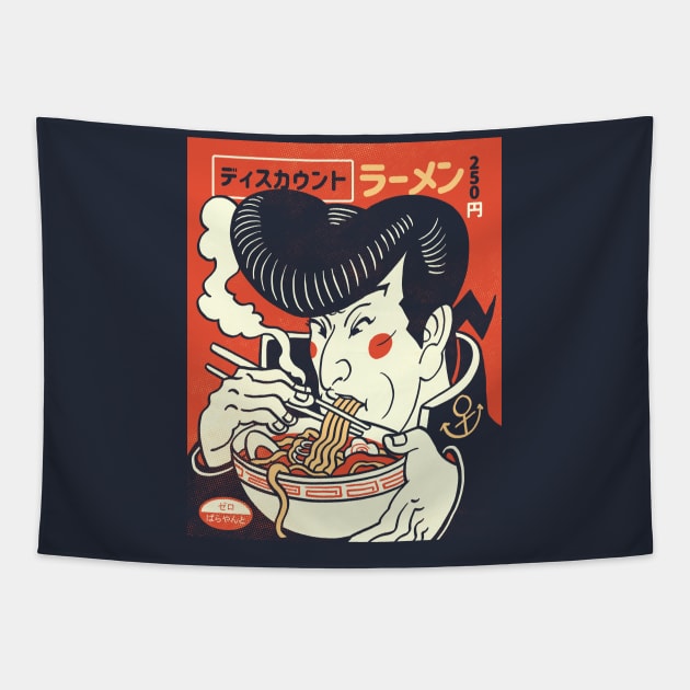 Japanese Ramen Gang | Josuke Tapestry by zerobriant