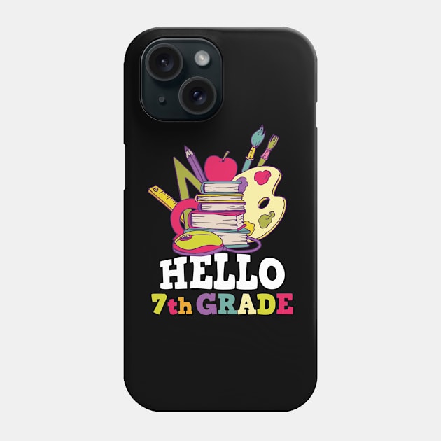 Hello 7th grade Phone Case by busines_night