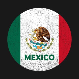 Vintage Mexico Flag Gifts T-Shirt
