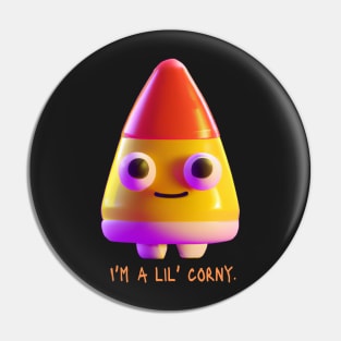 Candy Corn Cartoon Pin