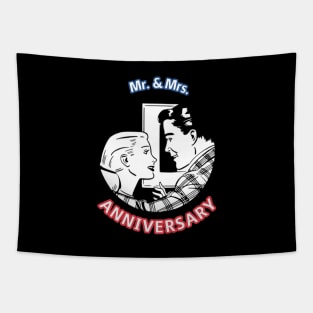 Mr. & Mrs. Anniversary Tapestry