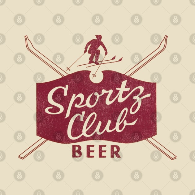 Sportz Club Beer Retro Defunct Breweriana by darklordpug