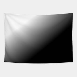 Tricolor grand prix pattern gradient background with shades of white, gray and black Tapestry