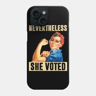 Nevertheless She Voted Feminist 2020 Men Women Phone Case