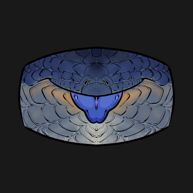 Shingleback Skink Mask by TwilightSaint