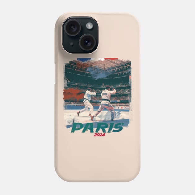 Paris 2024, judo, judo arena, Athletics Paris 2024 Phone Case TeePublic
