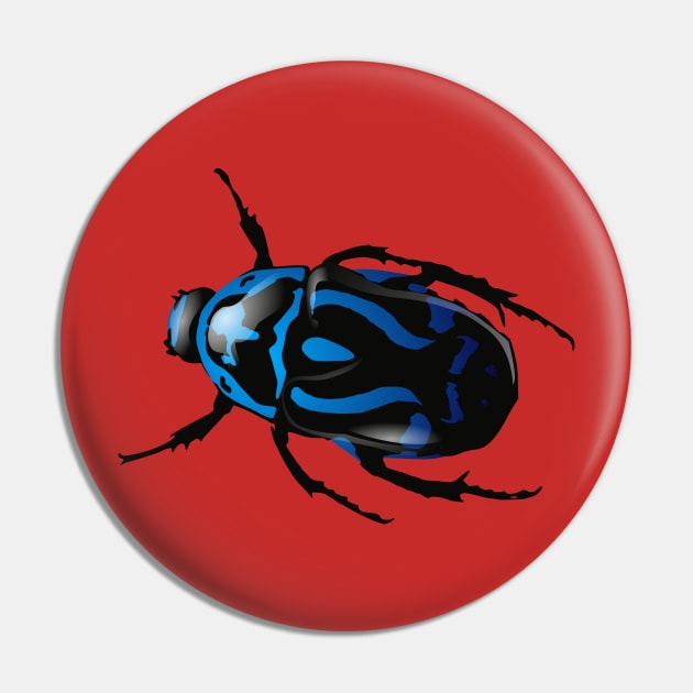 Blue Bug Pin by holidaystore