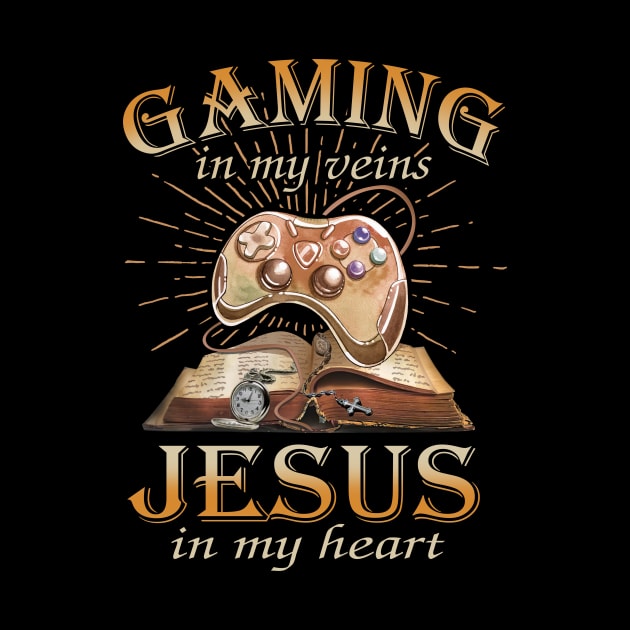 Gaming In My Veins Jesus In My Heart by NatalitaJK