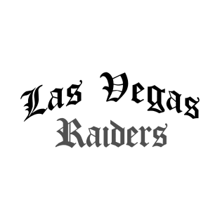 Gothic Style LasVegas Raiders T-Shirt