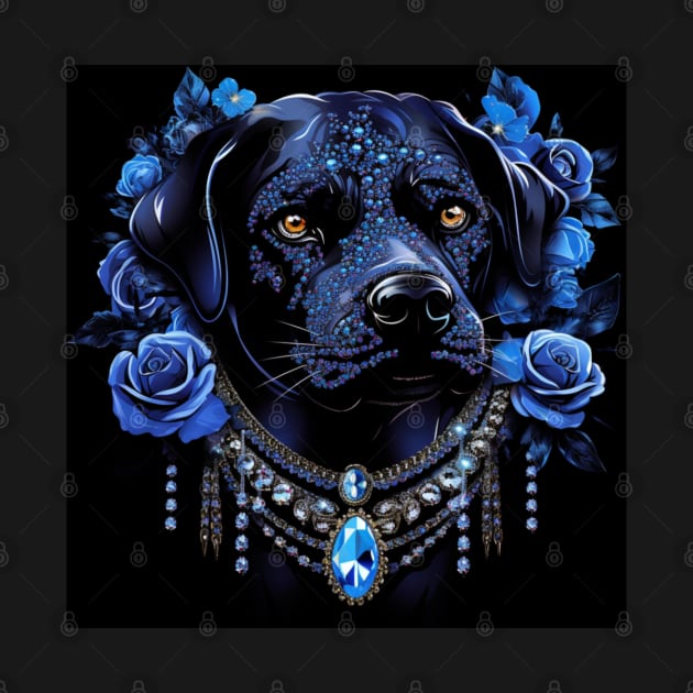 Glowing Rottweiler by Enchanted Reverie