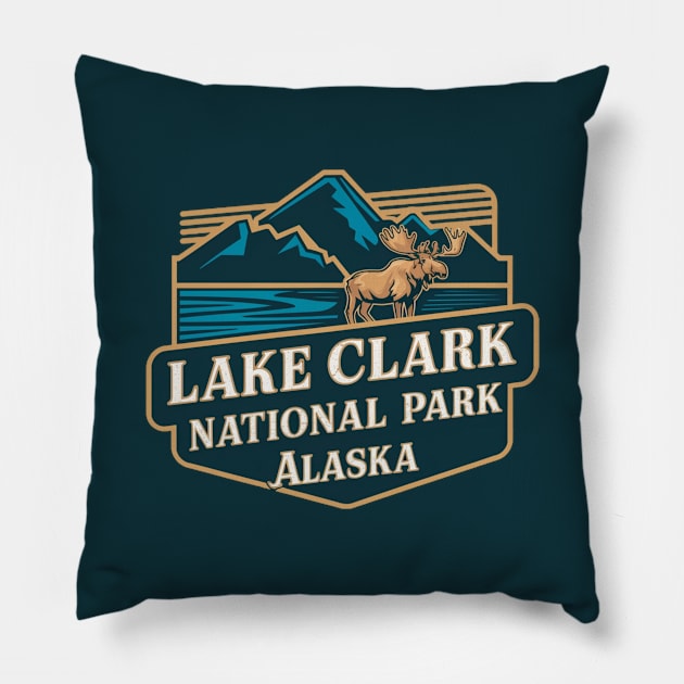 Lake Clark National Park Alaska Pillow by Perspektiva