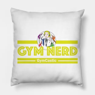 Gym Nerd (yellow) Pillow