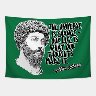 Marcus Aurelius Philosophy Quote Statement Design Tapestry