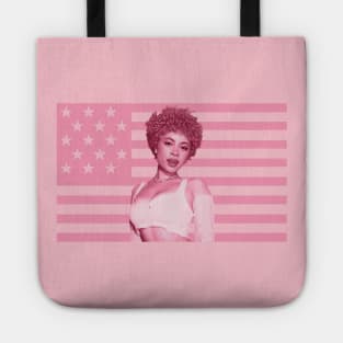 Ice Spice Pink American Flag Tote