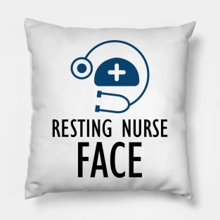 Nurse - Resting Nurse Face Pillow