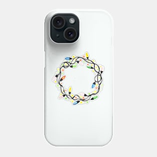 Decorative Circle Christmas Lights Phone Case