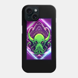 Neon Cthulhu Phone Case