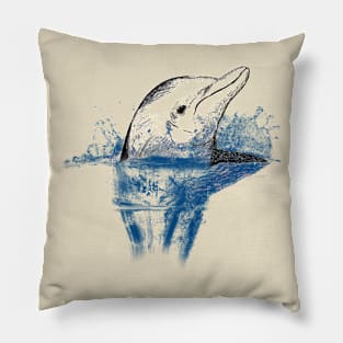 Blue Whale Pillow