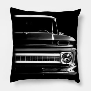 1965 chevrolet suburban panel - black shirt Pillow