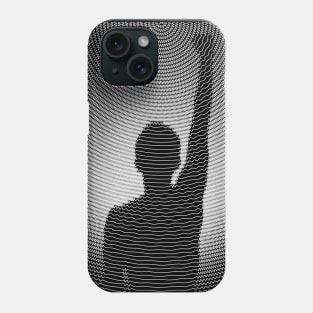 Fight The Power White (wavy lines) Phone Case