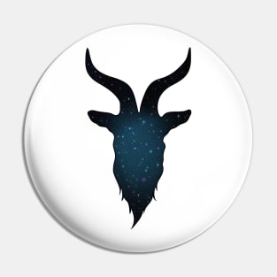 Galaxy Baphomet - Turquoise Pin