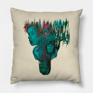 Midsommar (cold colors) Pillow