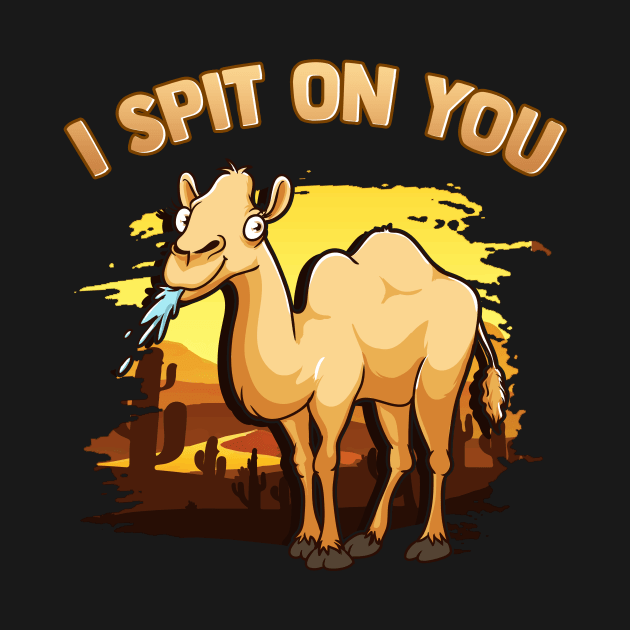 Cute & Funny I Spit On You Llama Pun Llama Lovers by theperfectpresents