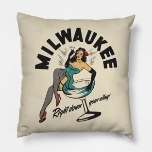 Vintage Milwaukee Nite-Life Leisure Pillow