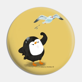 Grumpy penguin 4 Pin