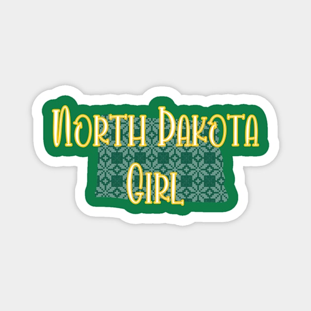 North Dakota Girl Magnet by Flux+Finial