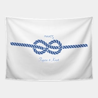 Nautic Figure 8 Eight t by Nuucs Tapestry