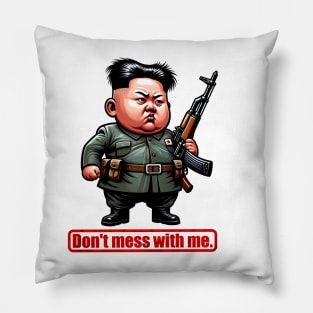 A Mischievous Boy from North Korea Pillow