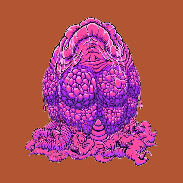 Alien egg in purple by Curryman