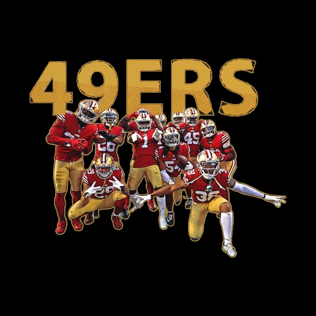 niners squad by clownescape