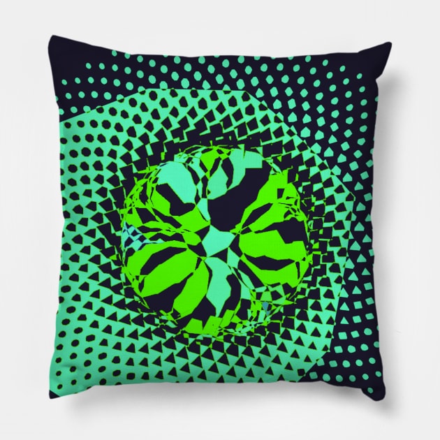 3D Crystal Phyllotaxis Flower Pillow by quasicrystals