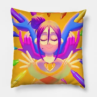 Holy Iridescence Pillow