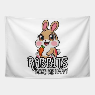 Happy Rabbit Tapestry