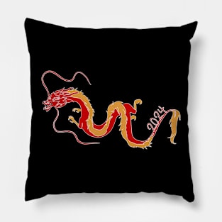 Auspicious Dragon: Celebrating Chinese New Year 2024 Pillow