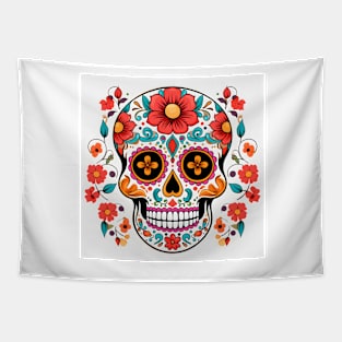 Day of the Dead Sugar Skull 15 Tapestry