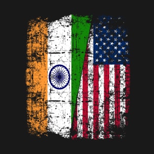 India USA Flag - Indian American T-Shirt