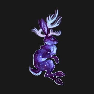 Space Jackalope (Purple) T-Shirt