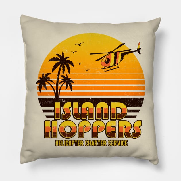 Magnum PI - Island Hoppers Pillow by OniSide