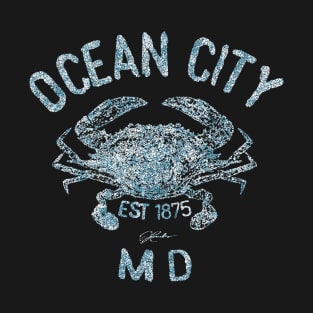 Ocean City, Maryland, Chesapeake Blue Crab T-Shirt