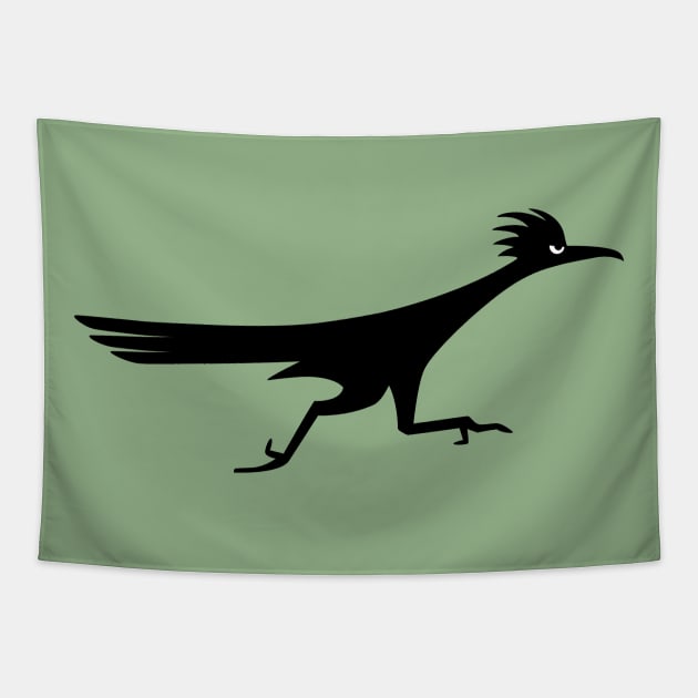 Angry Animals: roadrunner Tapestry by VrijFormaat