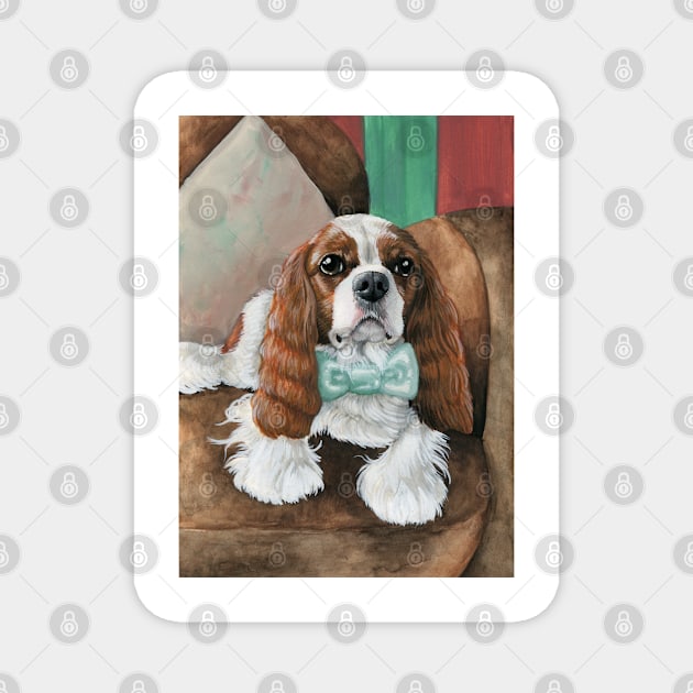 Cavalier King Charles Spaniel Magnet by jollyinu