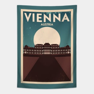 Vienna Poster Design Tapestry