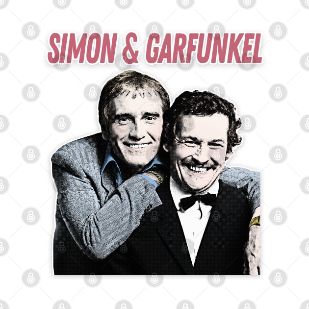 Simon & Garfunkel / Retro Aesthetic Meme British Humour Parody Design by DankFutura