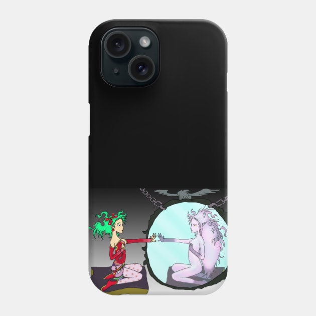 The Other Side Phone Case by Mizlabeled