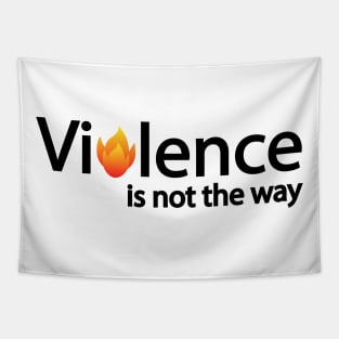 Violence is not the way artistic design Tapestry