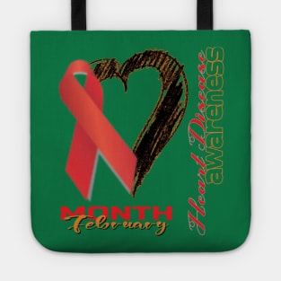 Heart disease awareness month Tote